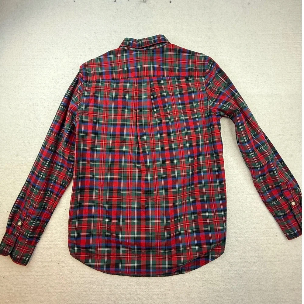 Ralph Lauren Kids Plaid Button Down Shirt‎ Long Sleeve XL 18-20 preppy academic